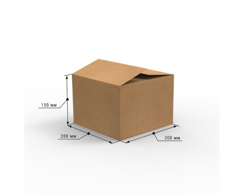 Коробка четырёхклапанная 200х200х150 профиль B
