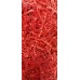 Наполнитель для подарков кораллово-красный, ширина 3 мм, 50 гр.