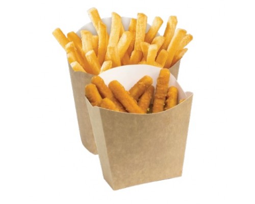 Упаковка для картофеля фри Fry Pack Крафт, 300 мл
