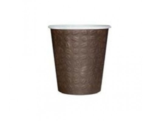 Стакан бумажный однослойный CoffeeTouch DARK для горячего, 250 мл