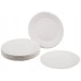 Тарелка бумажная круглая белая с биоламинацией Snack Plate, 180 мм