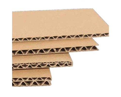 Листовой картон упаковочный трехслойный 1200×800 мм., под паллет