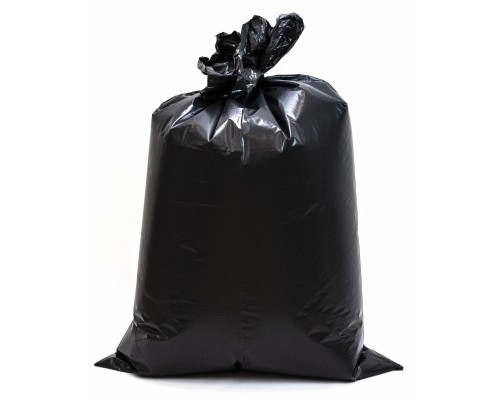 Полиэтиленовые пакеты для мусора объемом на 180л 60мкм пвд (10)