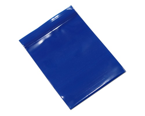 Пакеты с застежкой zip-lock размером 6х7 см синий (100 мкм)