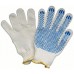 Рабочие перчатки из натурального хлопка без пвх напыления, 5 нитей, класс 10