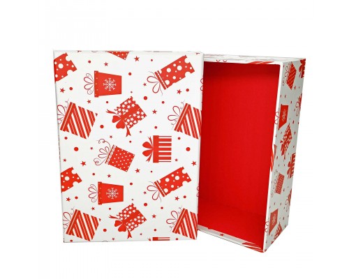 Коробка подарочная "Красный подарок", 300х225х130 мм