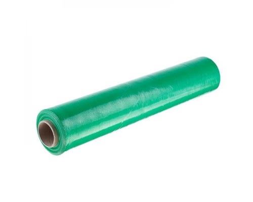 Стрейч-пленка зеленого цвета 500 мм, 1,2 кг