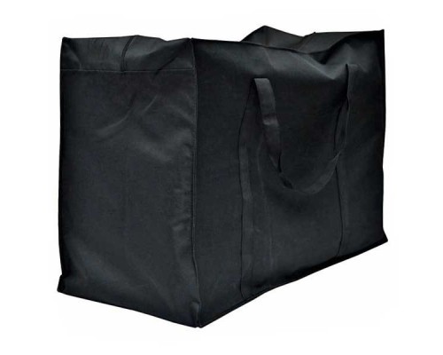 Сумка черная из ткани №80ш, 66х52х38 см 