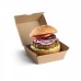 Упаковка для бургеров "eco burger" l размером (14х14х7) см