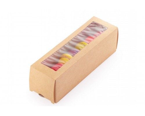 Упаковка для печенья и макарони "eco мв 6" размером 18х5,5х5,5 см