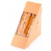Упаковка для сэндвичей "eco sandwich 60" размером (13х13х6) см